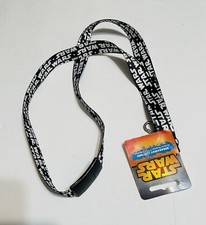 Disney Star Wars Breakaway Lanyard ID Badge Holder Neck Strap Key Chain NWT
