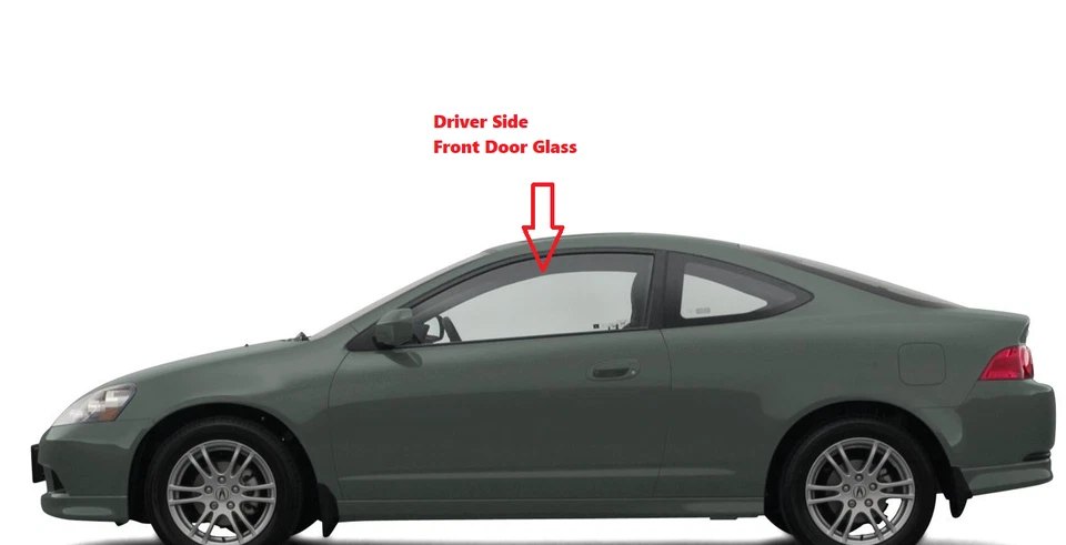 Fits 2002-2006 Acura RSX-2 Door Coupe Driver (Left) Side Door Glass Foto 2 de 2
