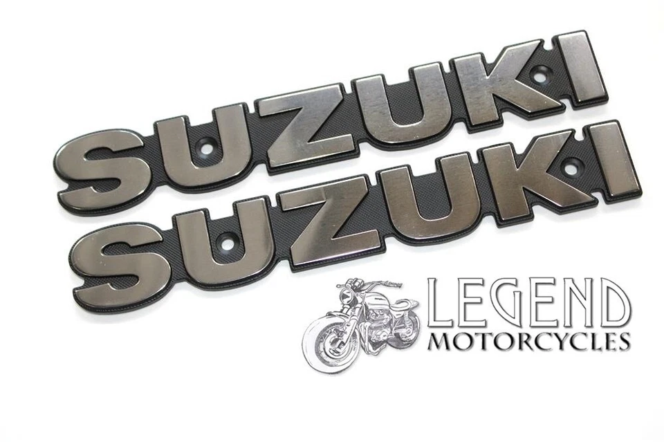 Genuine Suzuki Fuel Tank Badges GT500 GT750 A/B / Petrol Gas Emblem J09 — 第 2/4 张图片