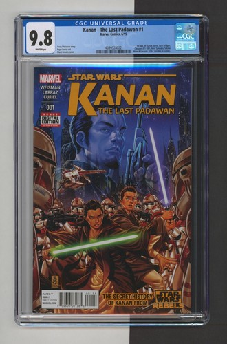 Star Wars Kanan Last Padawan #1, CGC 9.8, KEY! Multiple 1st App, Marvel 2015