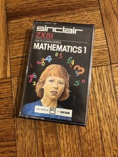 Sinclair ZX81 MATHEMATICS 1 By ICL - For 16K Machines - SEALED 