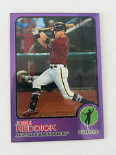 JOSH REDDICK 2022 Topps Heritage High Number PURPLE CHROME Hot Box #540