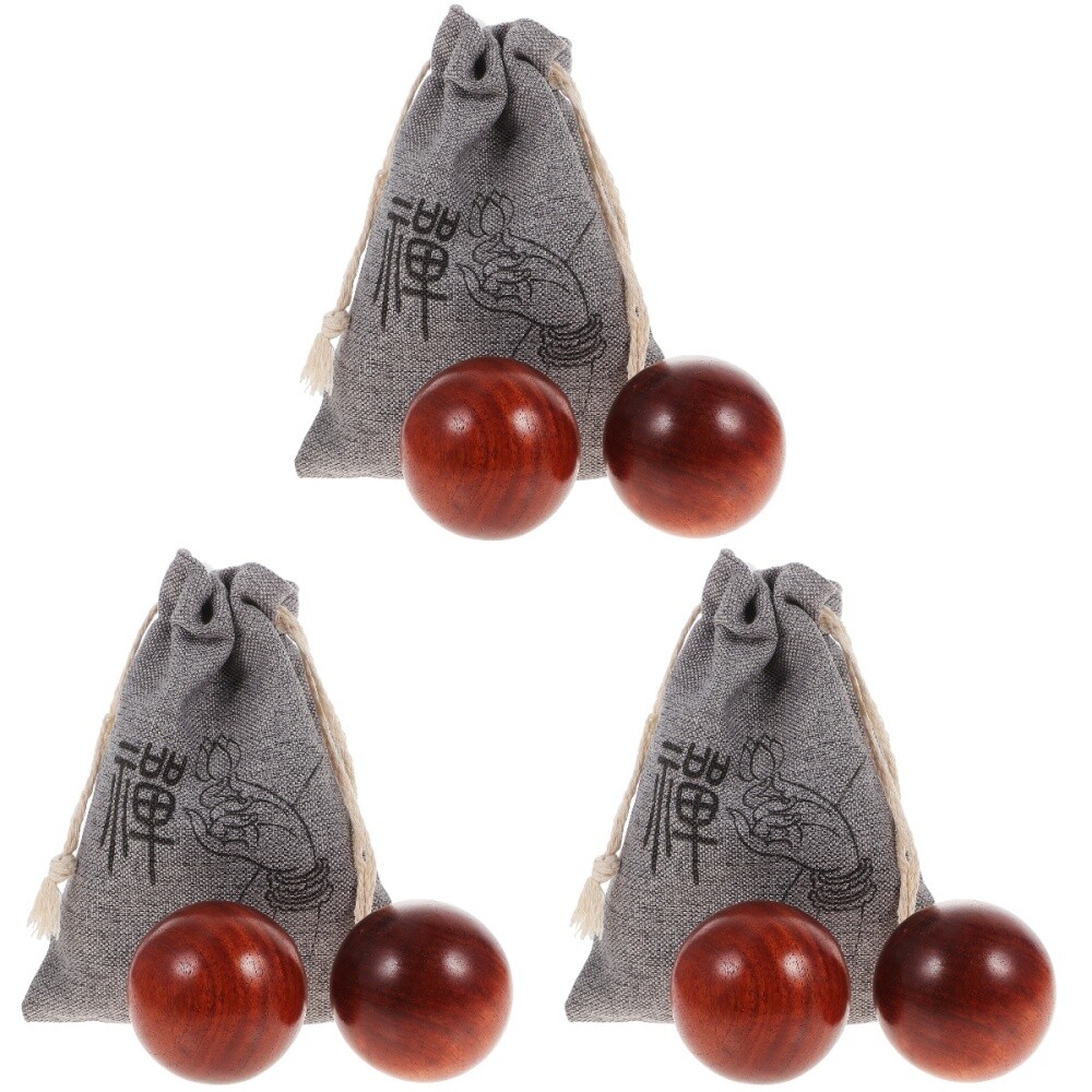 3 Sets Gymnastikball Für Die Hände Ausüben Chinesische Bälle Hand