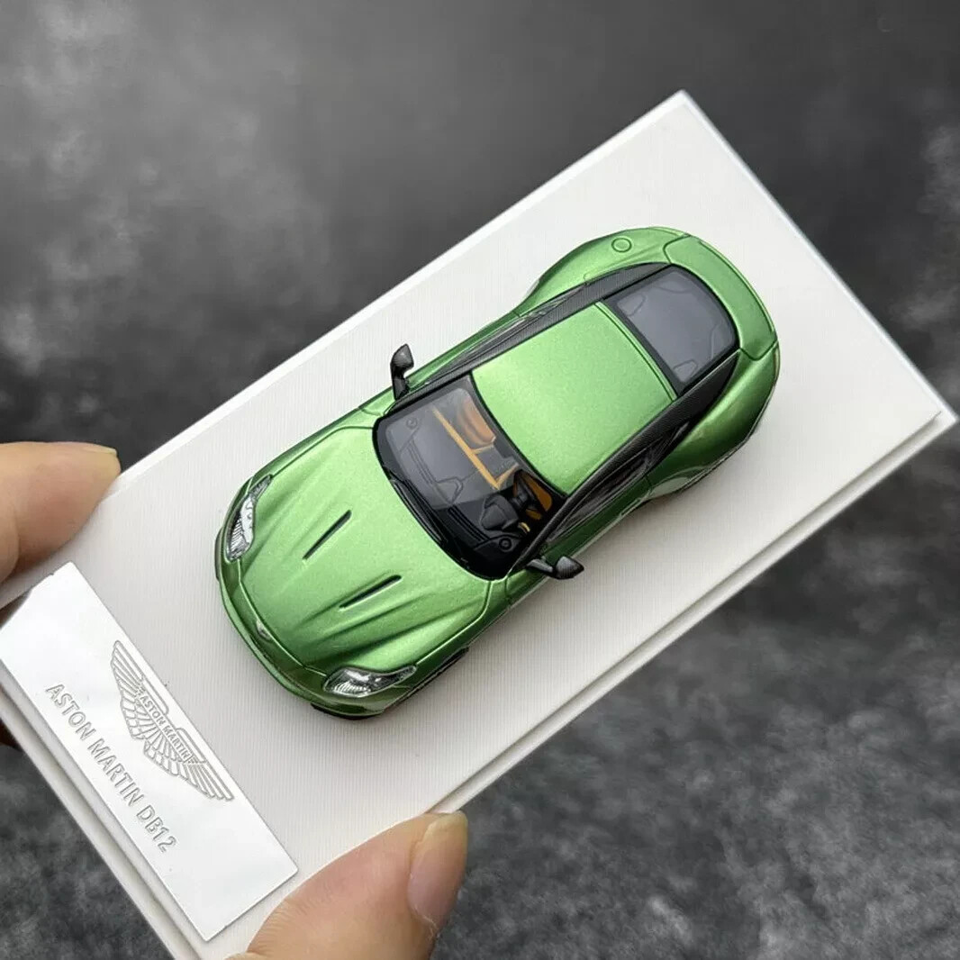 XiaoGuang Model 1/64 Scale Aston Martin DB12 Coupe Green Diecast