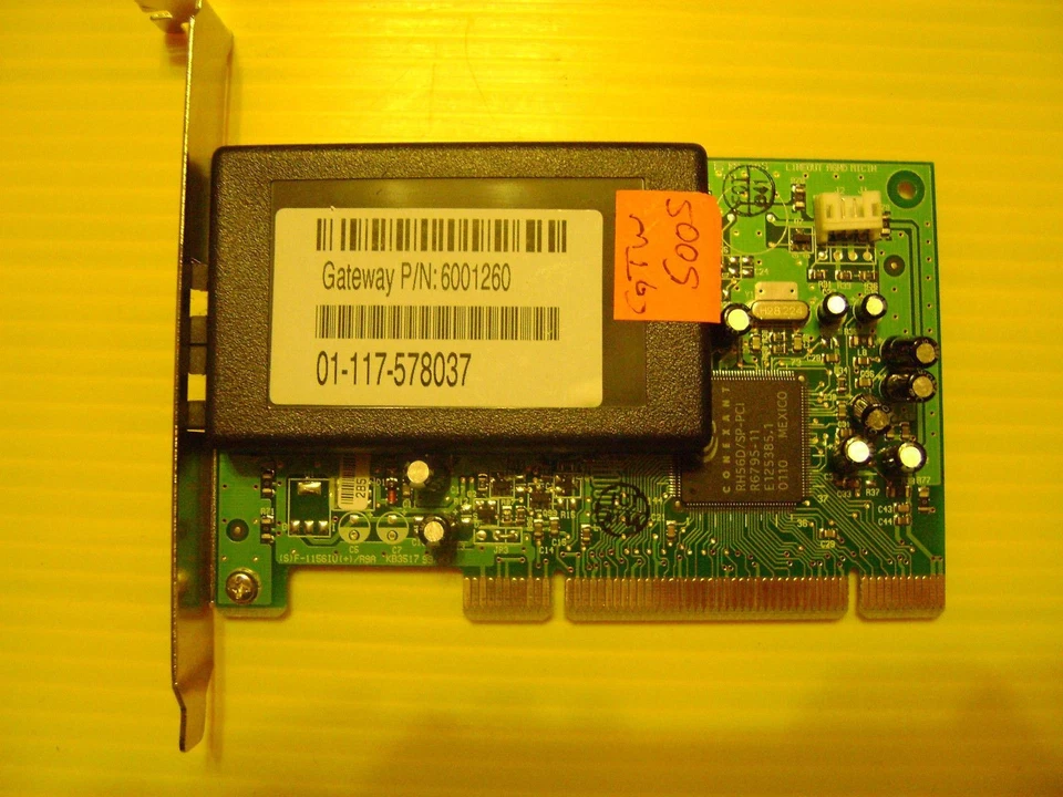 Gateway 550 500c 56k SF-1156IV/R9A PCI Fax Modem Card - Image 2 of 4