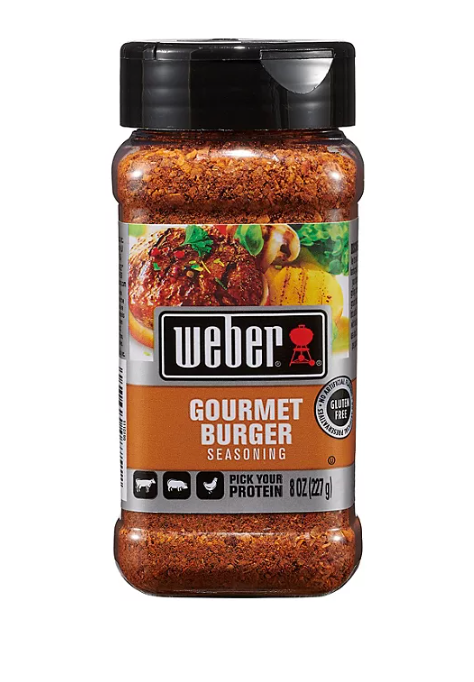5 Weber Gourmet Burger Seasoning Gluten 8oz Jars for sale online