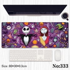 Image of The Nightmare Before Christmas Long Mouse Pad Office Laptop Desktop Table Mat