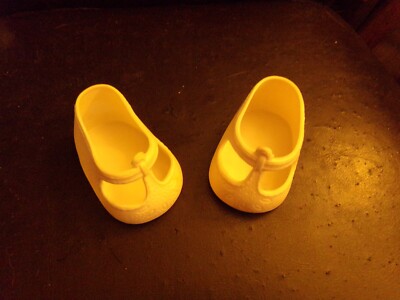 CABBAGE PATCH KIDS DOLL original SHOES CAME OFF A COLECO DOLL white t strap2