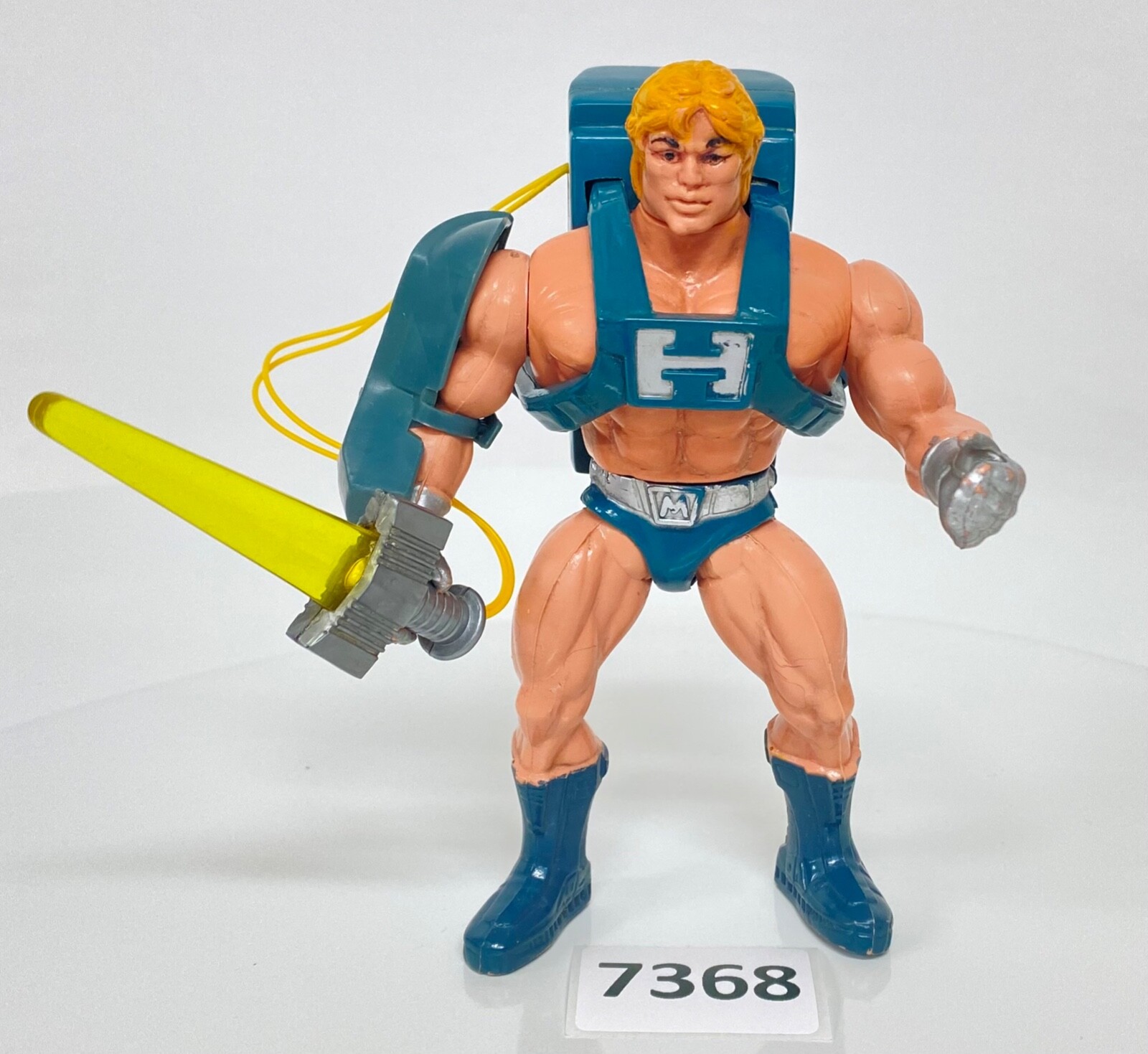 Vintage ORIGINAL & RARE Masters of the Universe Laser Light He Man