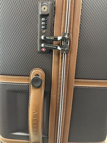 Delsey Chatelet 28” Hardside Spinner Suitcase Luggage , Chocolate Brown - Picture 15 of 19
