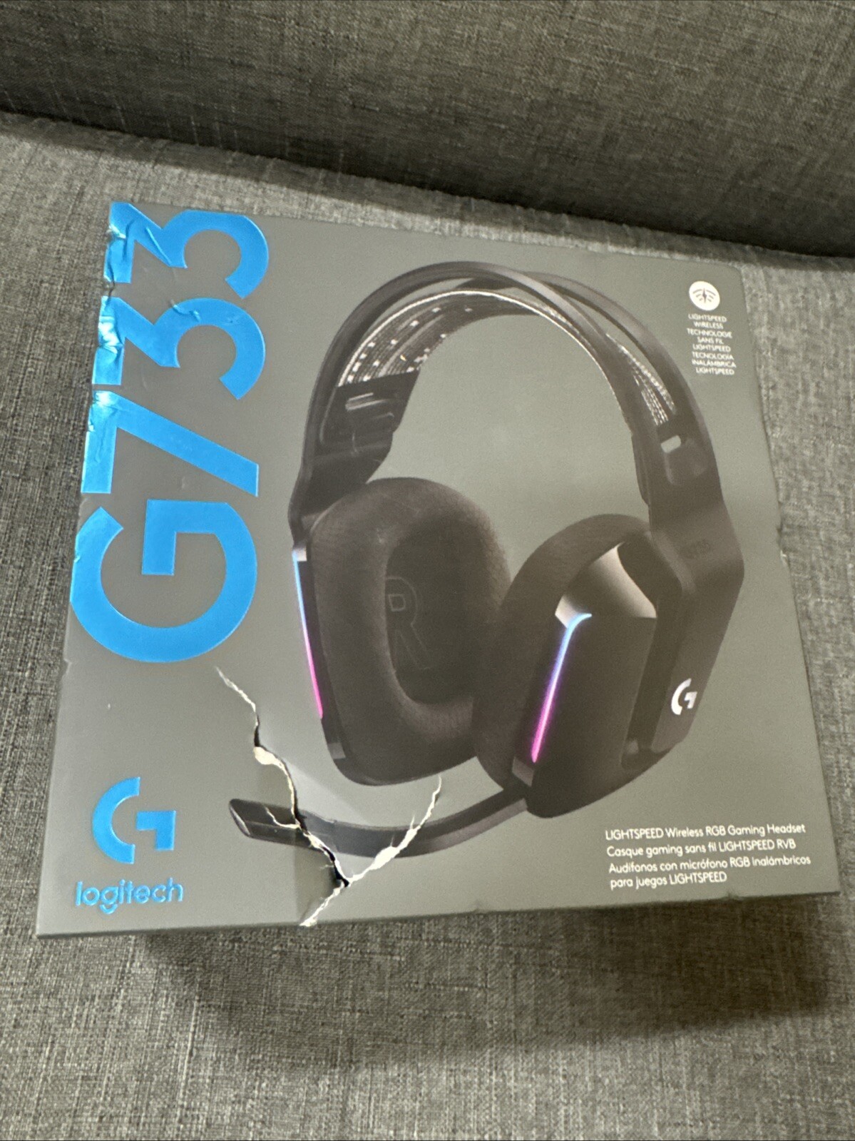 LOGITECH G733 LIGHTSPEED WIRELESS GAMING HEADSET
