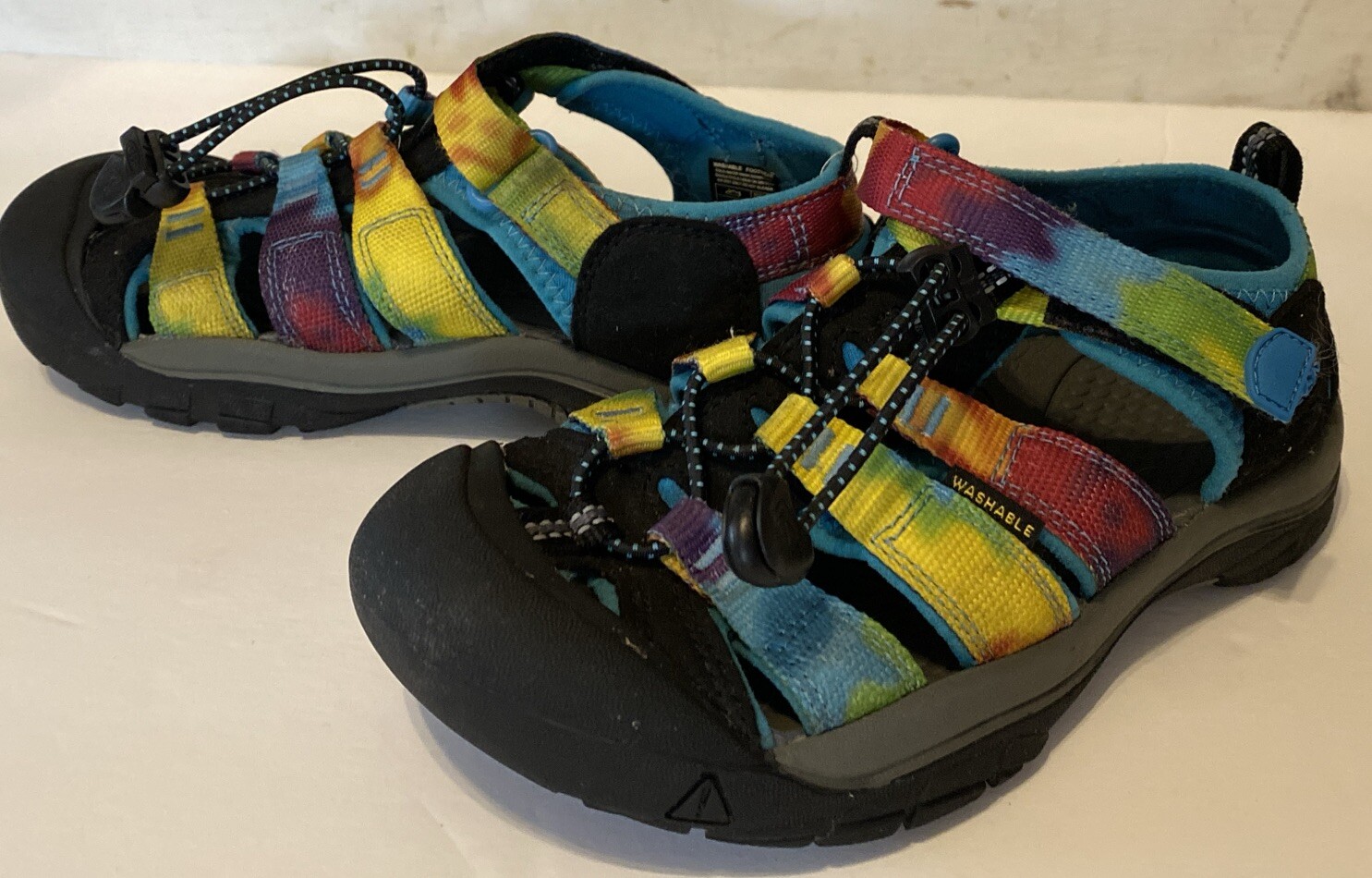 Sandali Keen Kids Newport H2 arcobaleno tie dye scarpe da trekking acqua US 2 giovani
