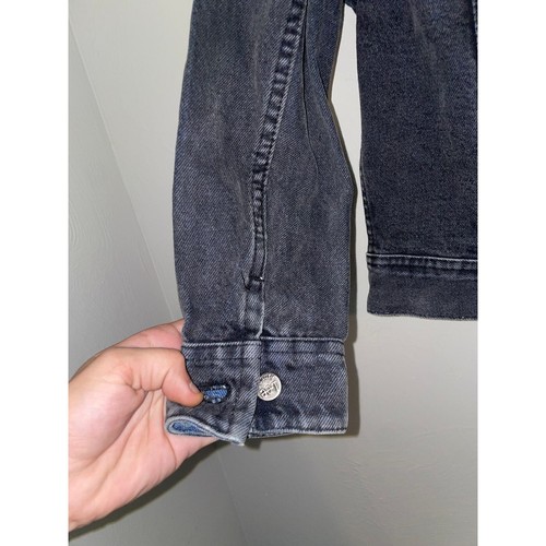 Vintage Lee Jeans Junk On Jeans Denim Jacket Gray Children youth Kid's M Medium - Picture 8 of 10