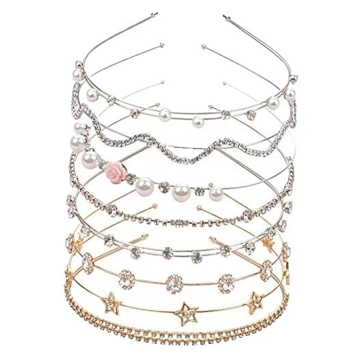 Accesorios para Cabello Multicolor Flor de Cristal para Mujeres