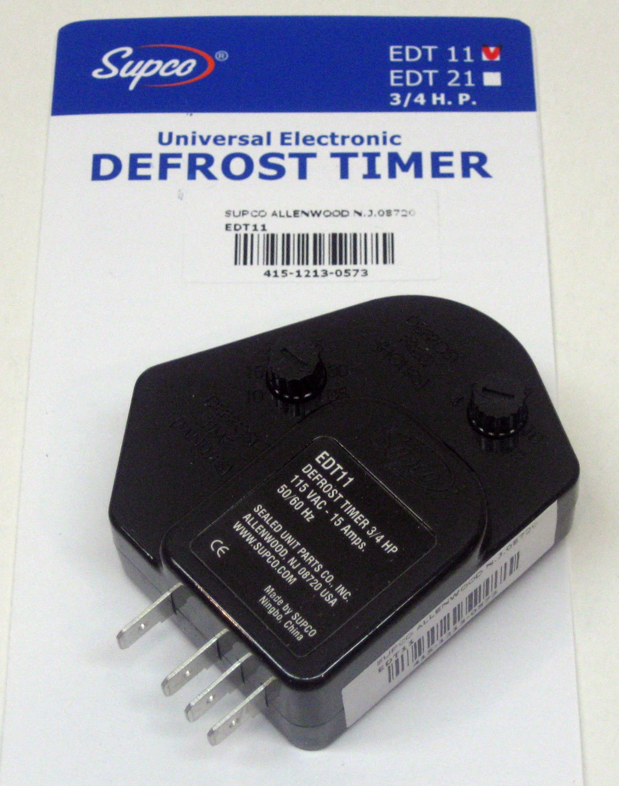 EDT11 SUPCO Refrigerator Defrost Timer Control Universal 120 Volt 15 Amp
Opens in a new window or ta