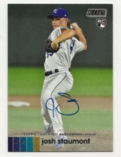 2020 Topps Stadium Club JOSH STAUMONT Autograph Auto Royals Rookie RC