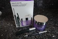 Clinique swipe on and off a bold eye duo  makeup remover new in box