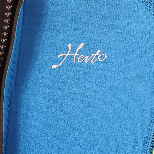 Hevto Wetsuit Kids 14 Boys Girls Blue Green Diving Swimming - Picture 4 of 6