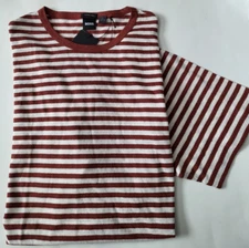 Hugo Boss Mens Linen blend t-shirt Size 3XL Brown Tall