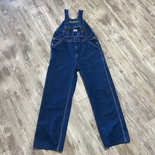 Liberty Overalls Mens 36 x 32 Blue Carpenter Bib Work Farm Comfort Relaxed