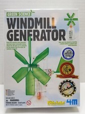 Green Science Windmill Generator Creative Fun Kit Kidz Labs 4M 2007 New