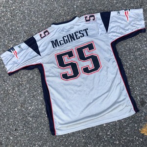 Willie Mcginest Reebok New England Patriots Jersey Silver Alternate Xl Tom Brady Ebay