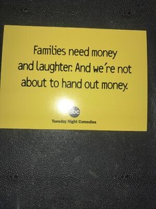 Postcard ABC Tuesday Night Comedies Money and Laugher Tim Allen Home Improvement