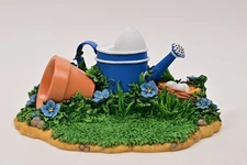 Charming Tails Gardening Display Scene Watering can Nest 98/321 Fitz and Floyd