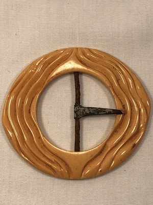 bakelite belt buckle