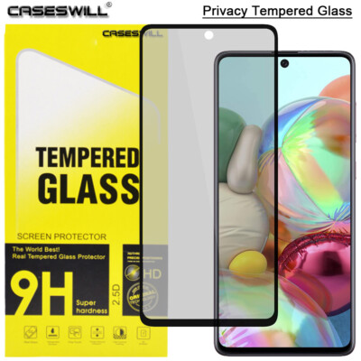 For-Samsung Galaxy A71 5G UW Privacy Anti-Spy Tempered Glass Screen  Protector