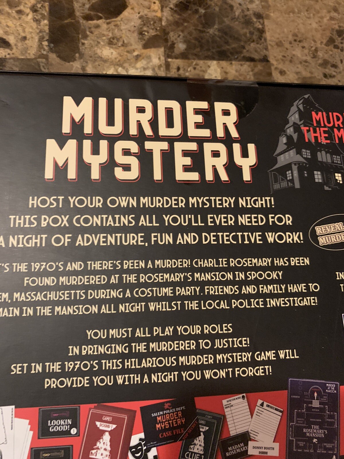 Murder Mystery Murder In Hollywood Party Game Host Your Own Murder Adventure