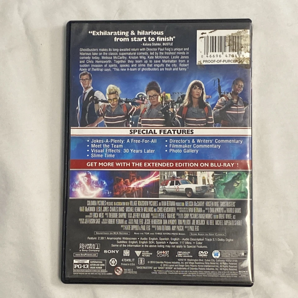 Ghostbusters (2016 DVD) Melissa McCarthy, Kristen Wiig Foto 2 de 4