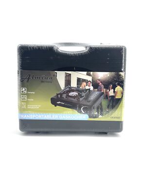 Almina Outdoor 1 Flammig Gaskocher Campingkocher  Gasherd Grillplatte Tischgrill