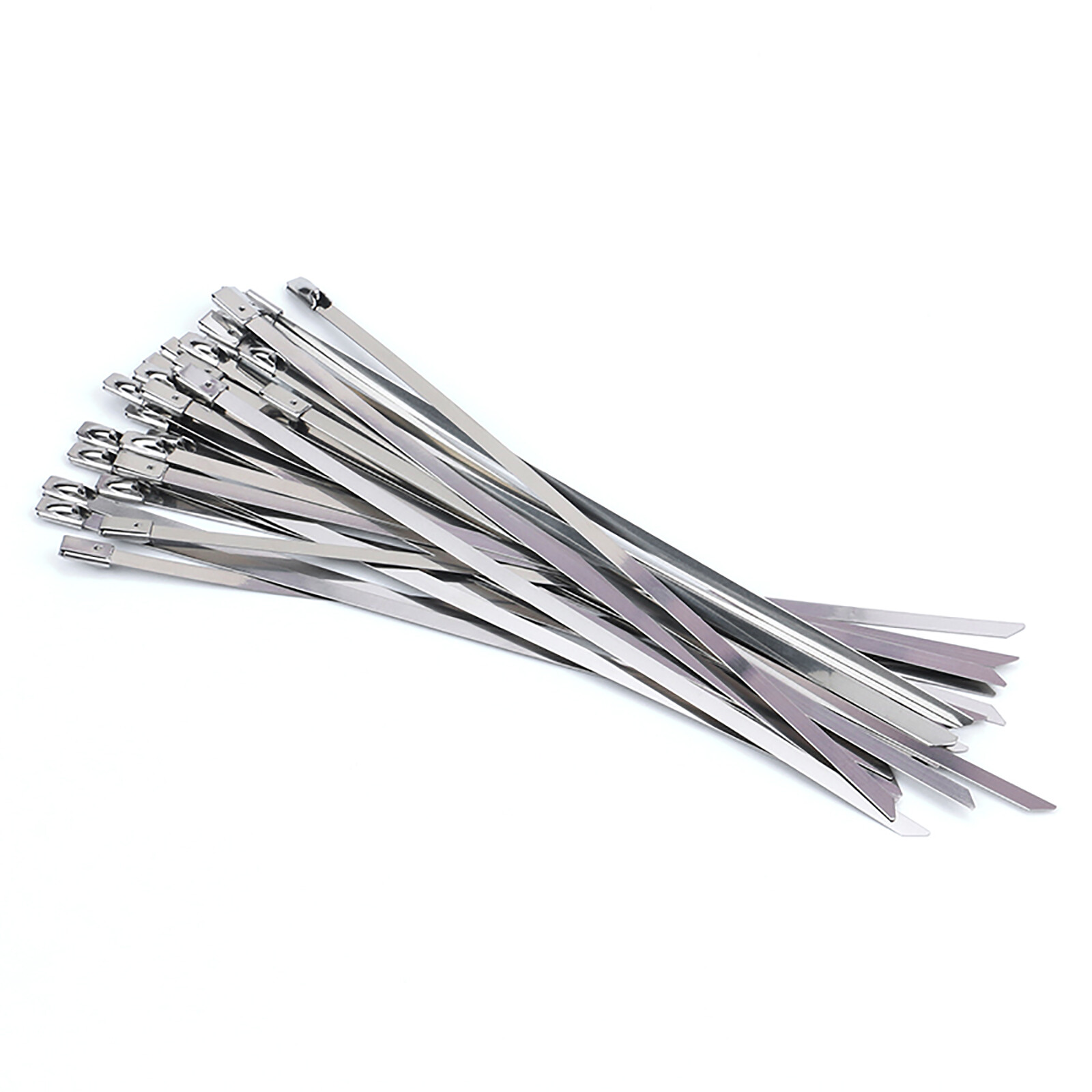 100X Stainless Steel Cable Ties SS304 Marine Grade Zip Strap Locking