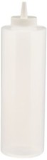 6-Piece Squeeze Bottles 24-Ounce ClearMedium