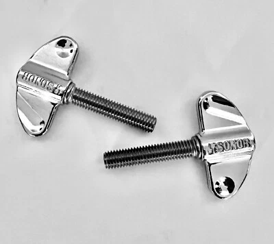 Sonor Wing Screw (2 pieces) M8x40 Chrome 8mm diameter x 40mm long 145 941 81