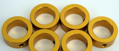 KART Pack 6 x 20 mm Gold Lenksäule Sicherheitsverriegelungsring tolles Preis-Leistungs-Verhältnis