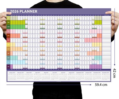 Agenda 2026 Settimanale 10 Colori Planning Da Ufficio Orizzontale Con