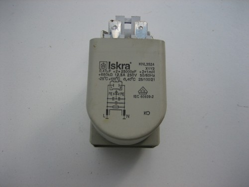 ISKRA Entstör Filter, Kondensator  Waschmaschine Exquisit WM7814-10