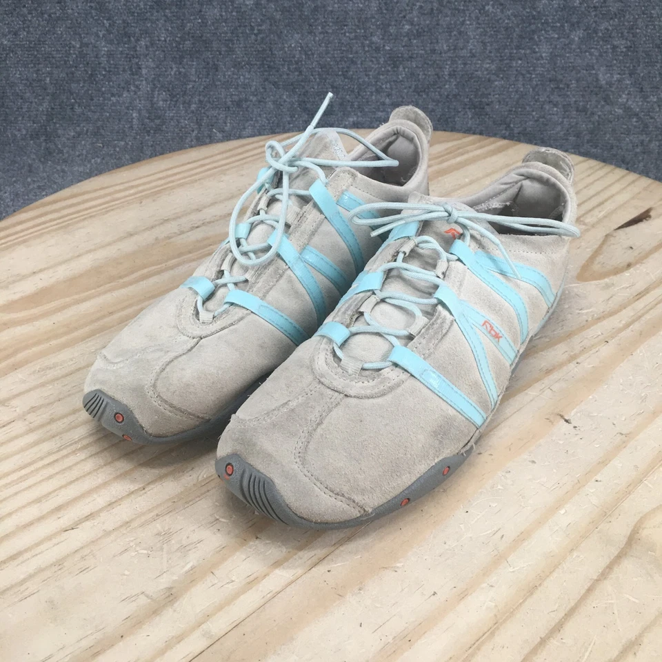 Reebok Shoes Womens 9.5 Walking Sneakers Flats Comfort Beige Multicolor Lace Up - Image 3 of 4
