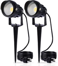 Outdoor Landscape Lighting 10W,120V Ac,Warm White Waterproof LED Landscape Light