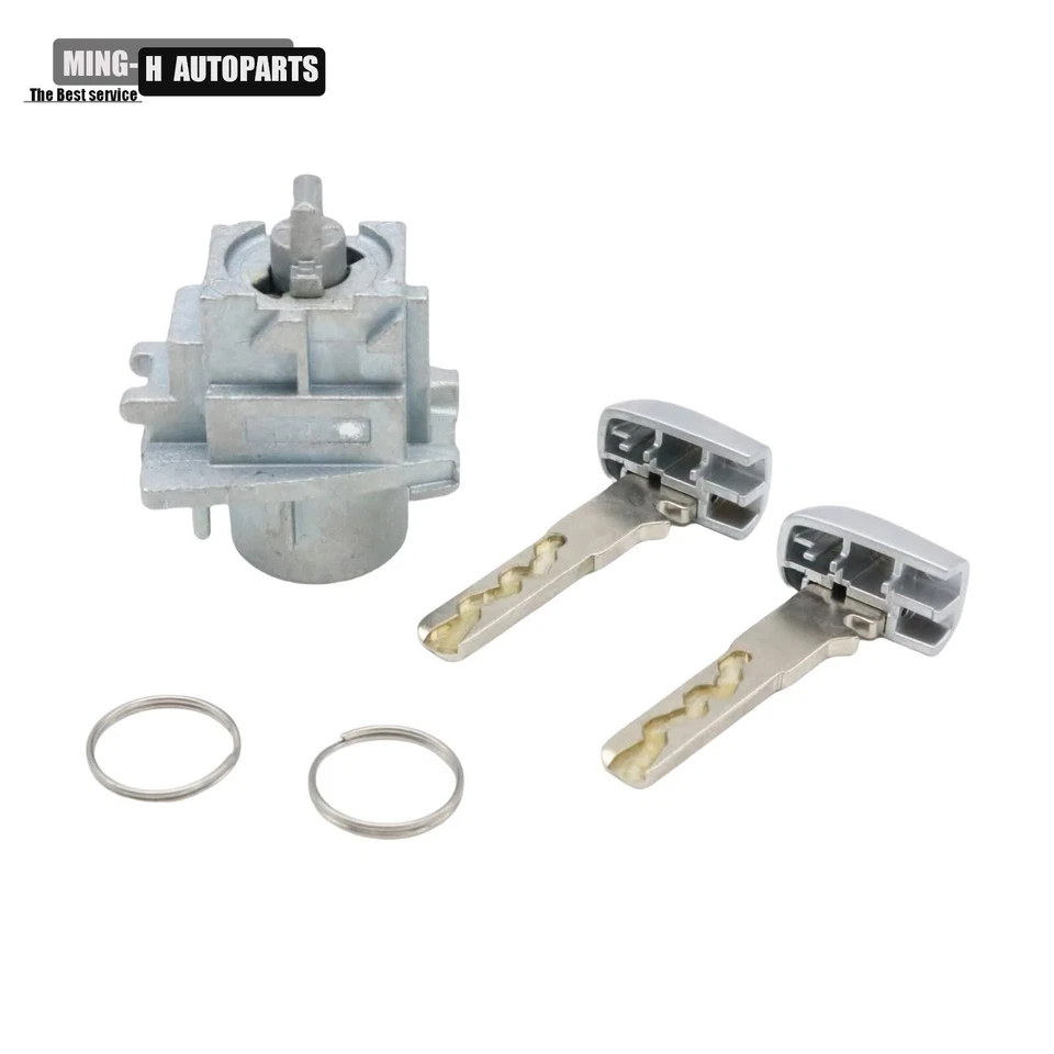 Cilindro de cerradura de puerta delantera izquierda con llave para Jeep Compass Latitude Limited Sport Foto 2 de 4