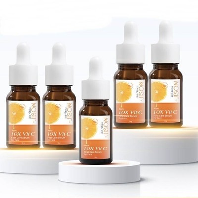 5x Jison Skincare VITAMIN C SERUM nourishes aura skin Reduce acne scars freckles