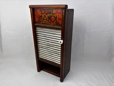 Antique Dubl HandI Washboard Wall Cabinet Storage Columbus Ohio 8.75" x 18.25"