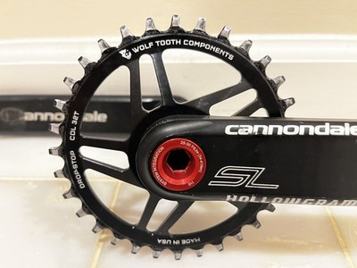 Cannondale HollowGram Si Crankset, 175 W/spindle Wolftooth 32