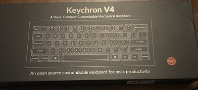 Keychron V4-A1 A Sleek Compact Customizable Mechanical Keyboard