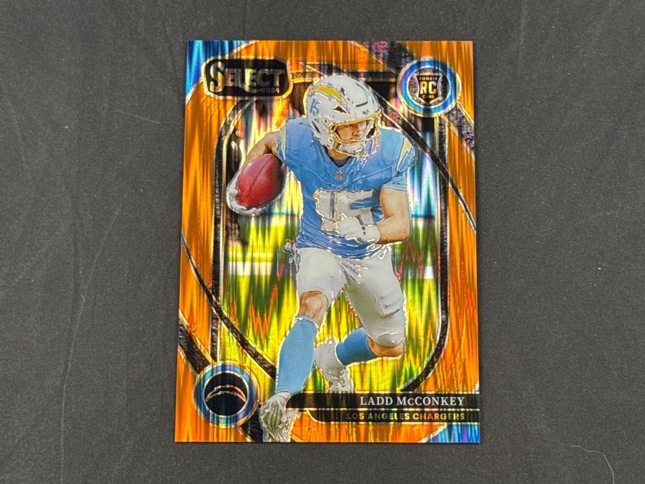 2024 PANINI SELECT LADD MCCONKEY #268 ROOKIE CLUB ORANGE SHOCK PRIZMS 331/399
