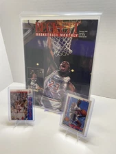 Michael Jordan Bulls Beckett Magazine #31 + 2 Card Fan Gift Set Display Bundle