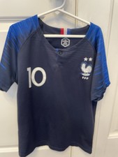 France Mbappe Youth Replica Jersey #10, Size ‘28’
