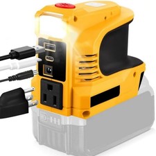 Portable 220W Power Inverter for DeWalt 20V Battery to AC 110V Outlet Type-C zz